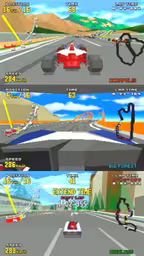 An image of Virtua Racing Deluxe - Screenshot.