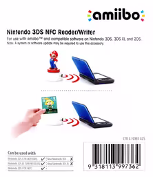 An image of Nintendo 3DS NFC Reader/Writer - Box Back.