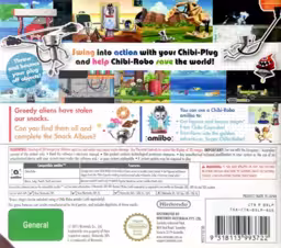 An image of Chibi-Robo! Zip Lash - Back Cover.