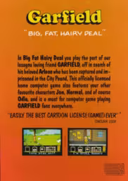 Garfield: Big Fat Hairy Deal - Box Back