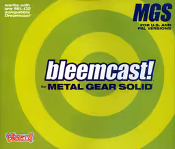 An image of Bleemcast! for Metal Gear Solid - Front Cover.