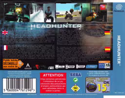 An image of Headhunter - Back Cover.