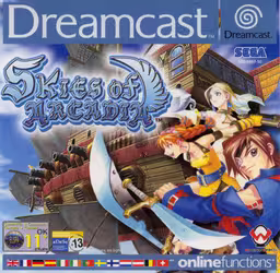 An image of Skies of Arcadia - Front Cover.