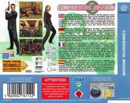 An image of Confidential Mission - Back Cover.