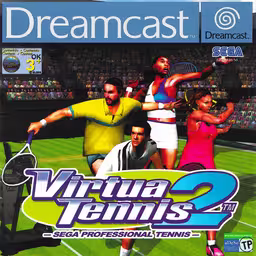 An image of Virtua Tennis 2 - Front Cover.