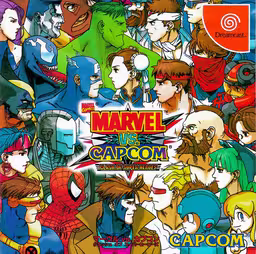 An image of Marvel vs. Capcom Clash of Super Heroes - Front Cover.