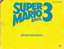 An image of Super Mario Bros. 3 - Instruction Manual.