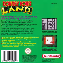 An image of Donkey Kong Land - Box Back.