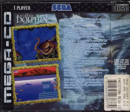 An image of Ecco the Dolphin - Back Cover.