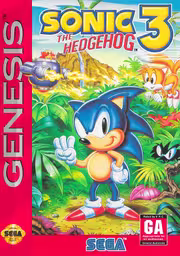 An image of Sonic the Hedgehog 3 - Front Cover.