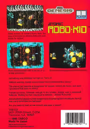 An image of Atomic Robo-Kid - Back Cover.