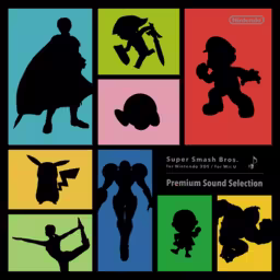 An image of Super Smash Bros. for Nintendo 3DS / for Wii U: Premium Sound Selection CD - Front Cover.