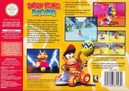 An image of Diddy Kong Racing - Box Back.