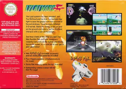 An image of Lylat Wars (Rumble Pak Bundle) - Box Back.