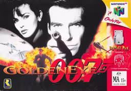 An image of Golden Eye 007 - Box Front.