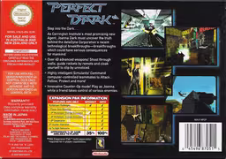 An image of Perfect Dark - Box Back.