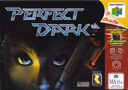 An image of Perfect Dark - Box Front.