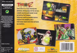 An image of Turok 2: Seeds of Evil - Box Back.