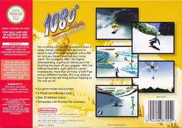 An image of 1080 Snowboarding - Box Back.