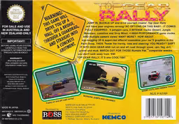 An image of Top Gear Rally - Box Back.