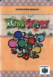 An image of Yoshi’s Story - Instruction Manual.