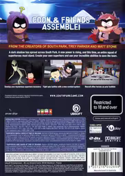 An image of South Park: The Fractured But Whole - Back Cover.