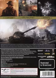 An image of Call of Duty: WWII - Back Cover.