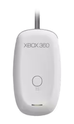 An image of the Xbox 360 Wireless Gaming Receiver for Windows - White.