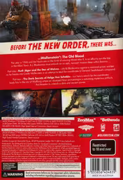 An image of Wolfenstein: The Old Blood - Back Cover.