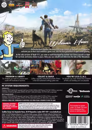 An image of Fallout 4 - Back Cover.