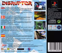 An image of Disruptor - Back Cover.