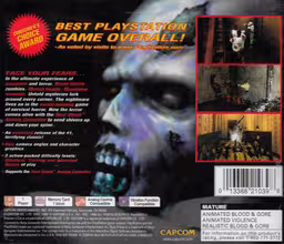An image of Resident Evil: Director’s Cut (Greatest Hits) - Back Cover.