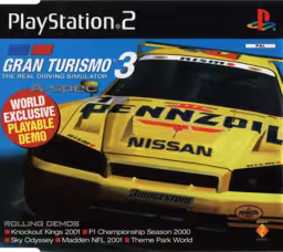 An image of ops2m demo 05: Demo Disc 03 – May 2001 - Front Cover.