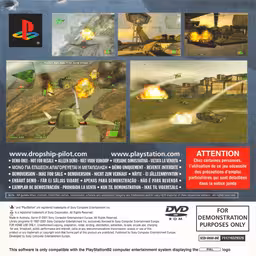 An image of Dropship: United Peace Force Demo - Back Cover.