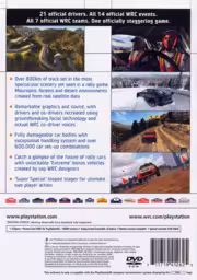 An image of WRC II Extreme - Back Cover.