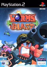 An image of Worms Blast - Front Cover.