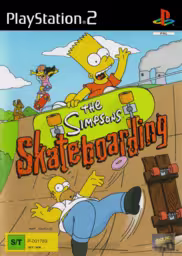 An image of The Simpsons: Skateboarding - Front Cover.