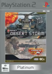 An image of Conflict: Desert Storm (Platinum) - Front Cover.