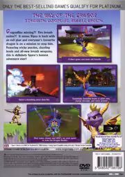 An image of Spyro: Enter the Dragonfly (Platinum) - Back Cover.