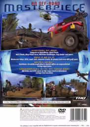 An image of MX vs. ATV Unleashed - Back Cover.