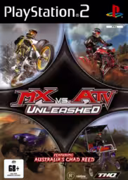 An image of MX vs. ATV Unleashed - Front Cover.