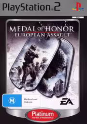 An image of Medal of Honor: European Assault (Platinum) - Front Cover.