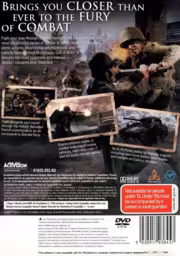 An image of Call of Duty 3 - Back Cover.