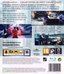 An image of Mindjack - Back Cover.