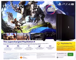 An image of PlayStation 4 Pro - Box Back.