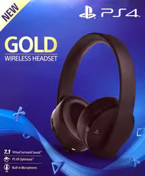 An image of Gold Wireless Stereo Headset - Box Front.