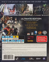 An image of Injustice: Gods Among Us – Ultimate Edition - Back Cover.