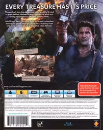 An image of Uncharted 4: A Thief’s End - Back Cover.