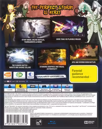 An image of Naruto Shippuden: Ultimate Ninja Storm 4 - Back Cover.