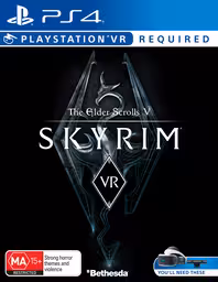 An image of The Elder Scrolls V: Skyrim VR - Front Cover.